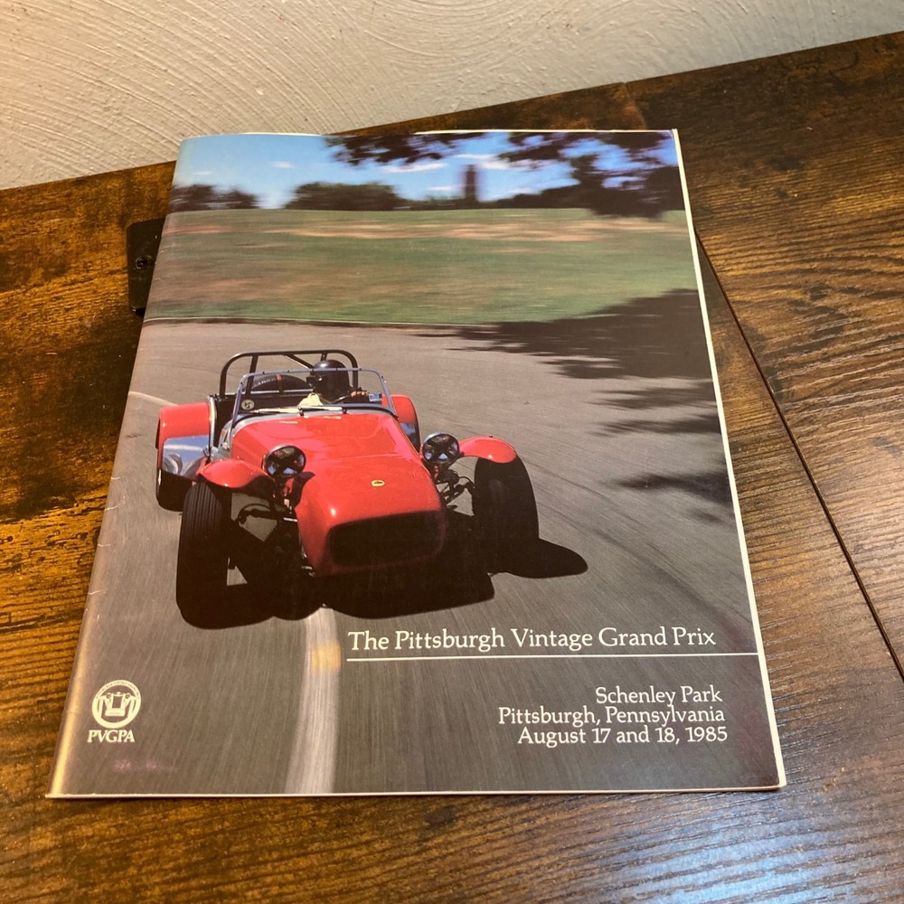 Pittsburgh Vintage Grand Prix 1985 Lotus Seven Schenley Car Race Elkhart Lake